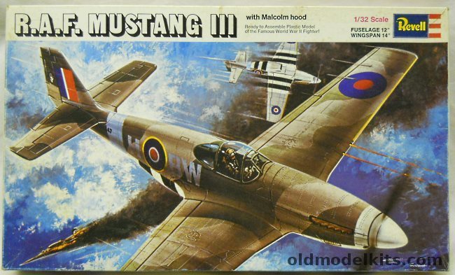 Revell 1/32 RAF Mustang III (P-51) - With Malcolm Hood, H152 plastic model kit